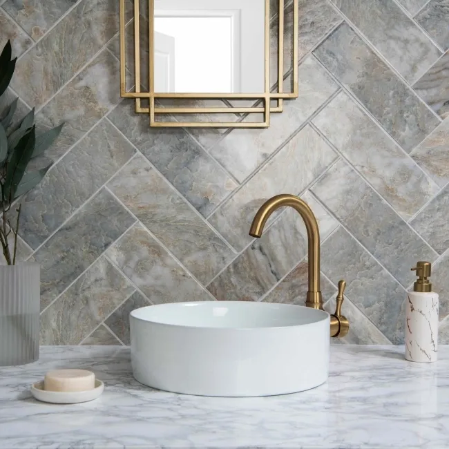 Passion Onyx Pear Light Green Marble Effect Wall Tiles