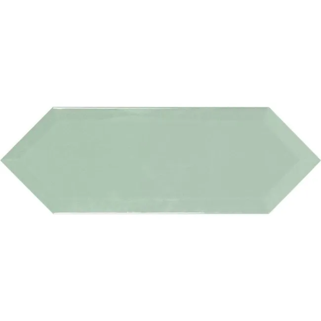Pickett® Gloss Bevelled Green Mint Hexagonal Metro Tiles