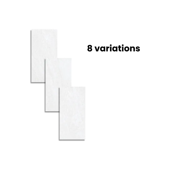 Taj Mahal White Marble Effect Polished Porcelain Tile