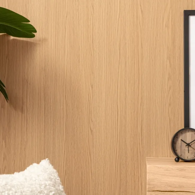 Trepanel Style® Warm Oak Brown Wood Effect Matt WPC Laminated Wall Panel