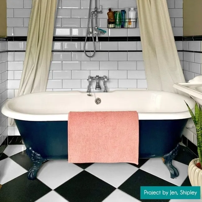 Matt Black Floor Tiles