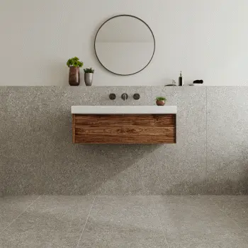 Dover Grey Matt Porcelain Stone Effect Wall And Floor Tiles