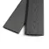 LuxeLine Composite Fence Panel Dark Grey 6ft High - Curve Top Lattice Decorative Screen with Buried Aluminium Post