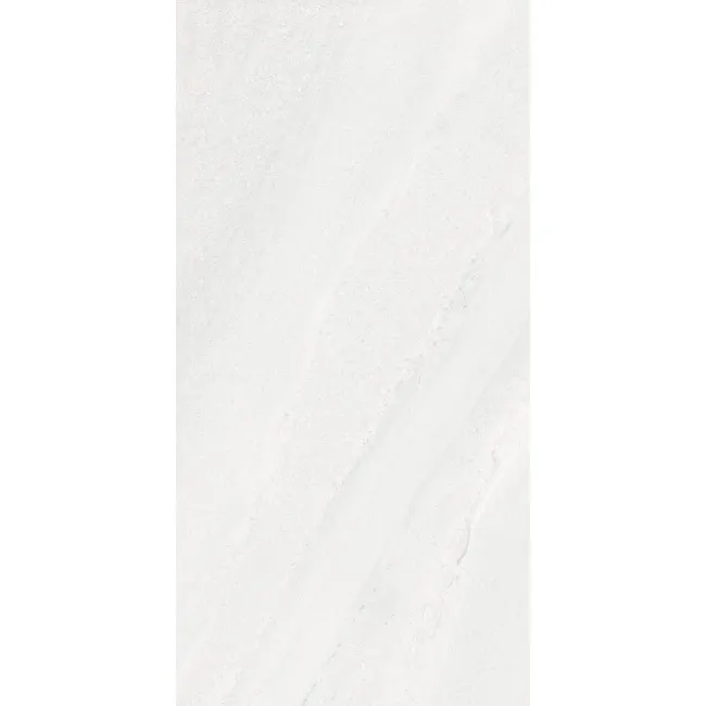 April White Stone Effect Matt Porcelain Wall and Floor Tile
