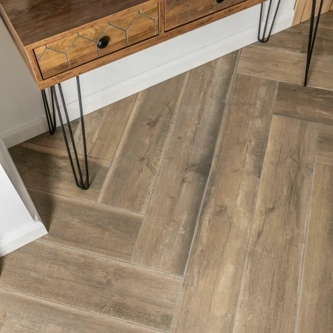 Elm Rustic Oak Wood Effect Wall and Floor Tile