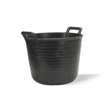 Mixing Tub 40L HD Black Plastic