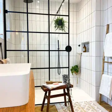 Rhian Blanco White Ceramic Matt Brick Wall Tiles