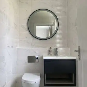 Raffinato White Carrara Marble Effect Stripe Ceramic Wall Tiles