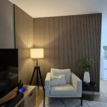 Trepanel® Smoked Oak Acoustic Wood Wall Panels