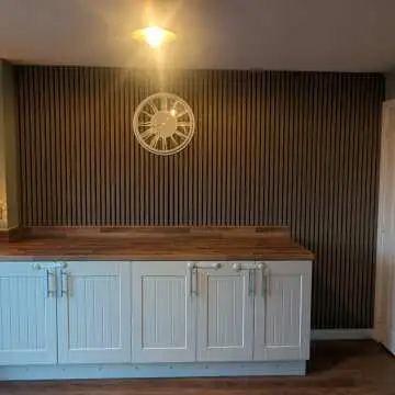Trepanel® Smoked Oak Acoustic Wood Wall Panels