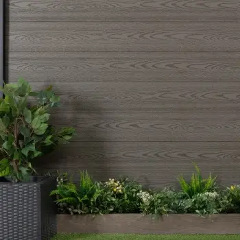 LuxeLine Composite Classic Fence Slats 180cm - Light Grey (Pack of 2)