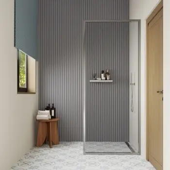 Trepanel Aqua 3D® Waterproof Grey Reeded Wall Panel 3 Pack (Covers 1.80 SQM)