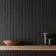 Trepanel Flex® Noir Black Flexible Wood Panels 1200x600