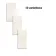 Serenity White Rectified Matt Stone Effect Tile 600x300