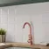 Capsule® Cotton White Gloss Bevelled 150x150 Wall Tiles