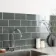 Craquelure Ash Gloss Grey Metro Tiles