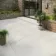 Mineral Shell Ivory Stone Effect 20mm Porcelain Paving Slabs 1200x600