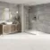 Serenity Grey Rectified Matt Stone Effect Tile 1200x600