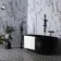 Zara Dark Grey Porcelain Matt Patterned Floor Tiles