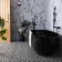 Zara Dark Grey Porcelain Matt Patterned Floor Tiles