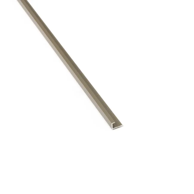 Trepanel Style® Aluminium End Cap Brushed Champagne 11mm