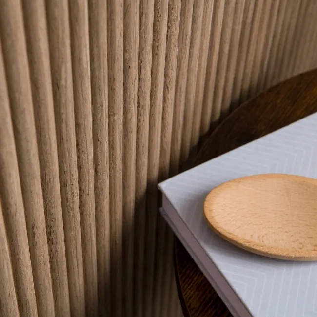 Trepanel Flex® Smoked Oak Flexible Wood Panels 1200x600