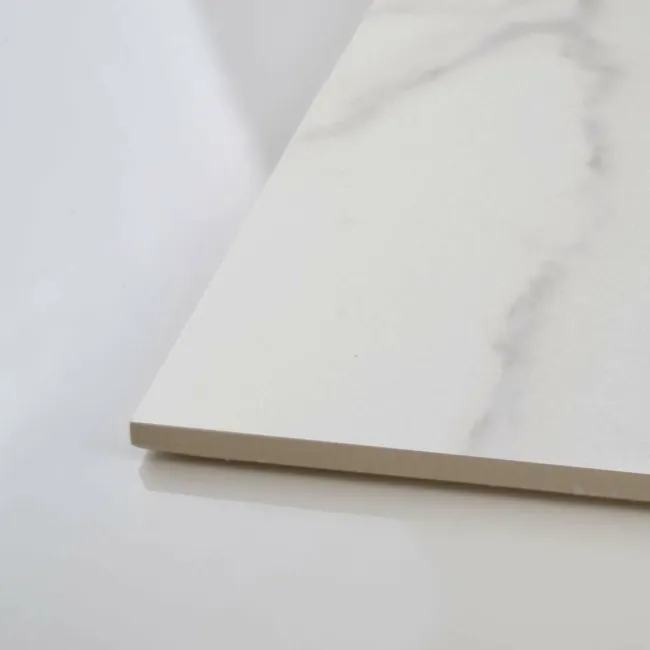 Cappella White Matt Marble Effect 605x605 Wall and Floor Tiles