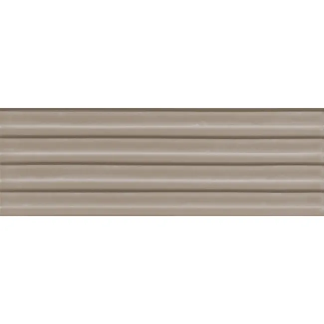 Ribbon Bone Ivory Ridged Effect Ceramic Gloss Wall Tiles
