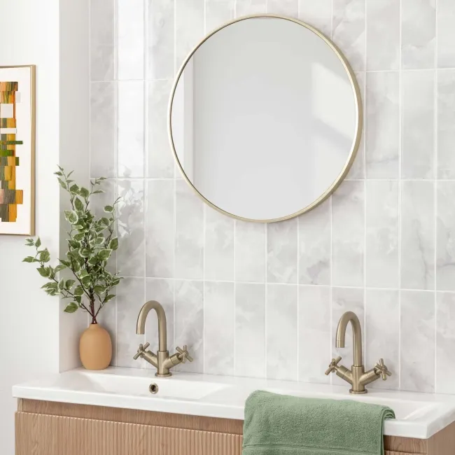 Passion Onyx Clouds Light Grey Marble Effect Wall Tiles