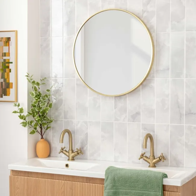 Passion Onyx Clouds Light Grey Marble Effect Wall Tiles