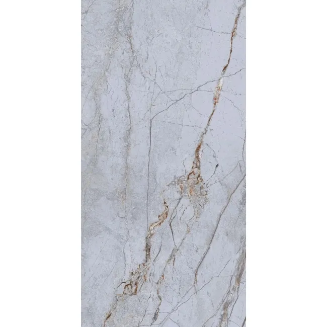 Aura Blue Marble Effect Matt Porcelain Wall and Floor Tiles