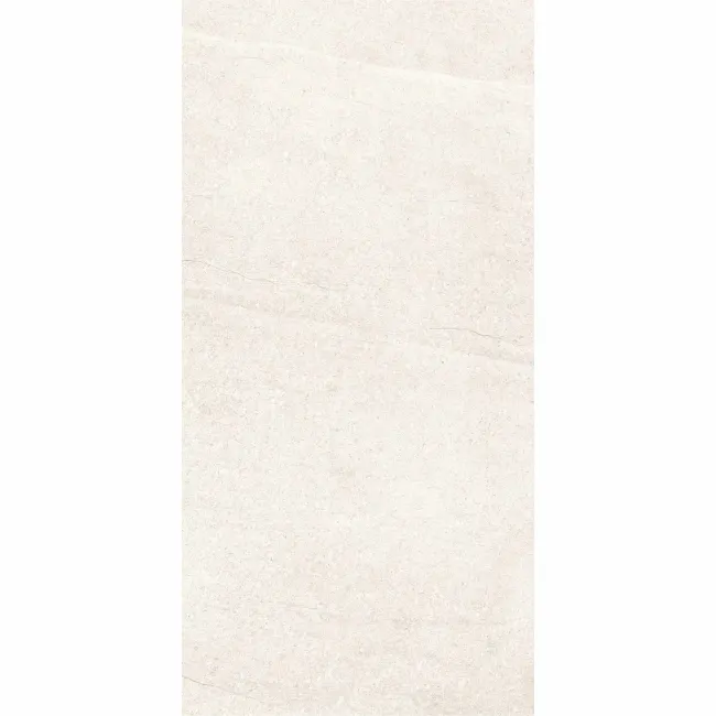 Serenity White Rectified Matt Stone Effect Tile 1200x600