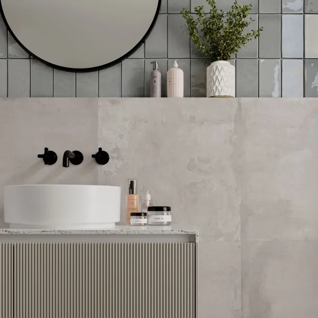 Vision Grey Matt Wall and Floor Porcelain Tiles