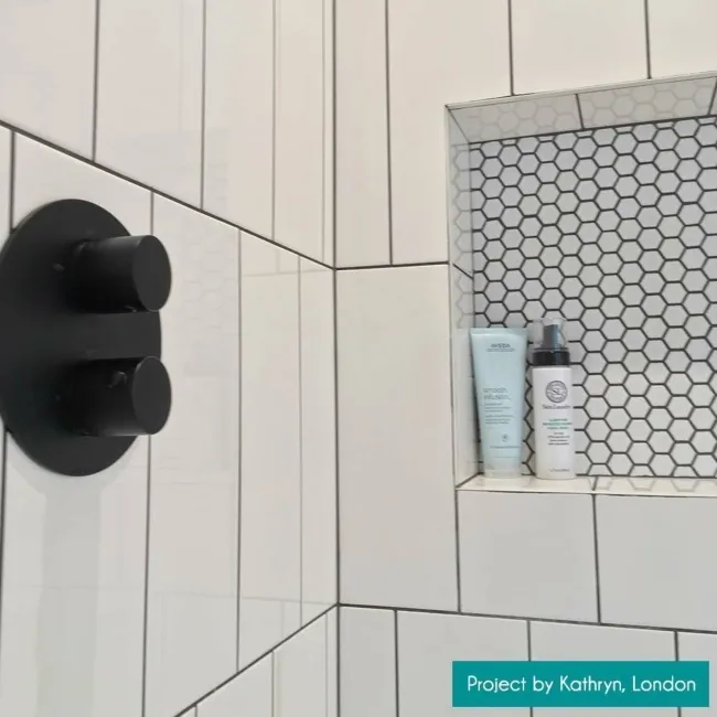 Rhian Blanco White Ceramic Matt Brick Wall Tiles
