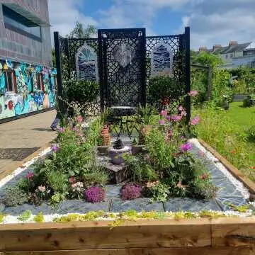 LuxeLine® Composite Moroccan Garden Decorative Screen Panel