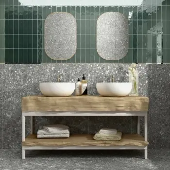 Signature Urbex Marengo Grey Terrazzo Effect Wall and Floor Tiles