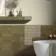 Bohemian Olive Green Brick Effect Gloss Porcelain Wall Tile