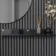 Trepanel Customise® Black Shelf 759mm Inc Brass Twist-Lock System
