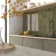 Bohemian Olive Green Brick Effect Gloss Porcelain Wall Tile