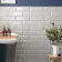Ceramic Gloss Light Grey Metro Tiles