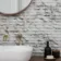 Indulgence White Calacatta Viola Marble Effect Reeded Decor Wall Tiles