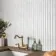 Indulgence White Carrara Marble Effect Reeded Decor Wall Tiles