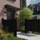 LuxeLine® Dark Grey Garden Gate 750x900mm - Standard Handle