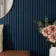 Trepanel® Texture Denim Blue Herringbone Acoustic Wood & Felt Slat Panels