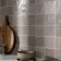 Zellige Mini Stone Grey Square Gloss Rustic Wall Tiles