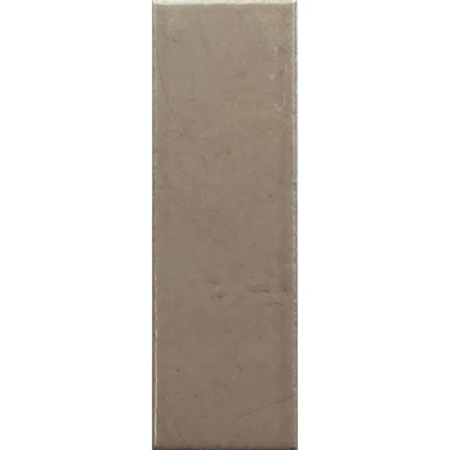 Bohemian Mink Taupe Brick Effect Gloss Porcelain Wall Tile