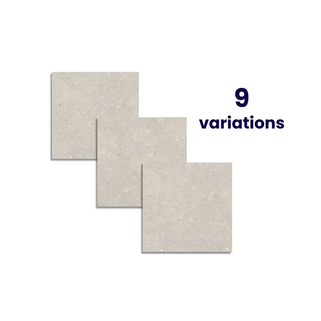 Stoneart Cream Stone Effect Matt Porcelain Outdoor Slab Tile