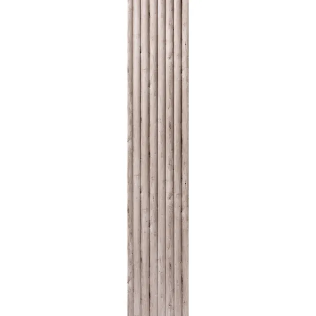 Trepanel Aqua 3D® Waterproof Grey Wood Effect Reeded Wall Panel 3 Pack (Covers 1.80 SQM)