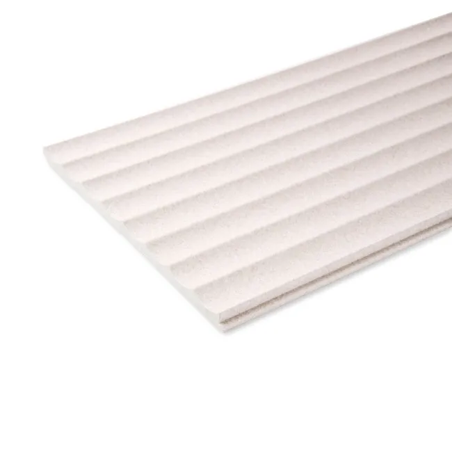 Trepanel Aqua 3D® Waterproof Ivory Stone Effect Fluted Wall Panel 3 Pack (Covers 1.80 SQM)