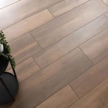 Heartwood Coffee Brown Matt Rectified Wood Effect Floor Tiles 888x145